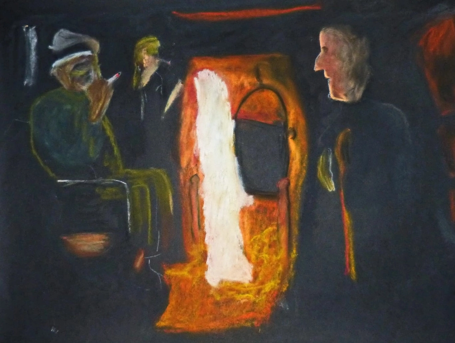 Miksch - Kunst - Menschen in der Nacht