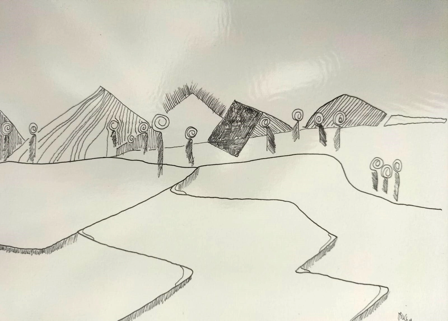 Miksch - Zeichnungen - Kunst von Gerhard Miksch