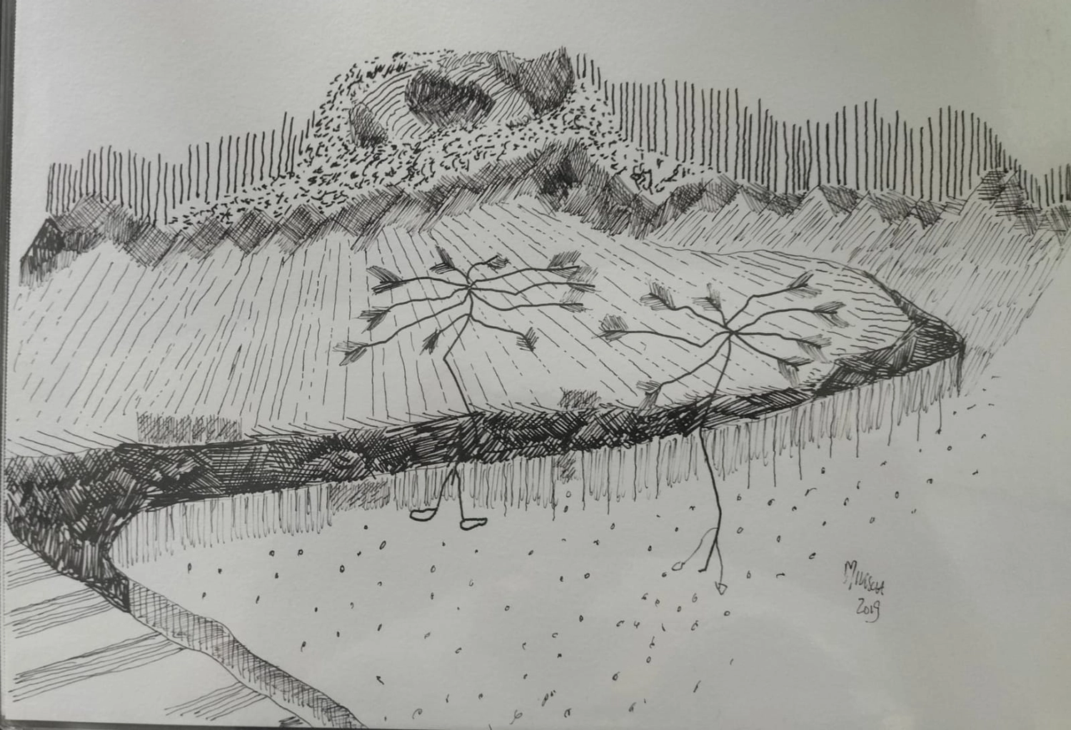 Miksch - Zeichnungen - Kunst von Gerhard Miksch