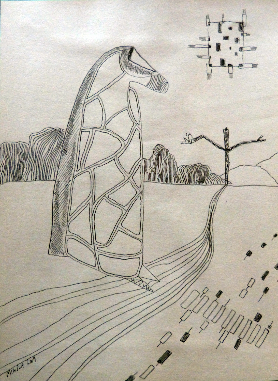 Miksch - Zeichnungen - Kunst von Gerhard Miksch